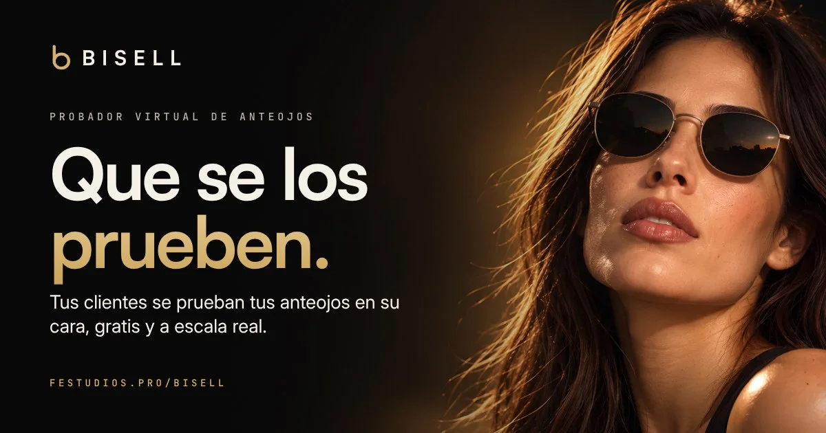 Bisell, probador virtual de anteojos para tiendas online